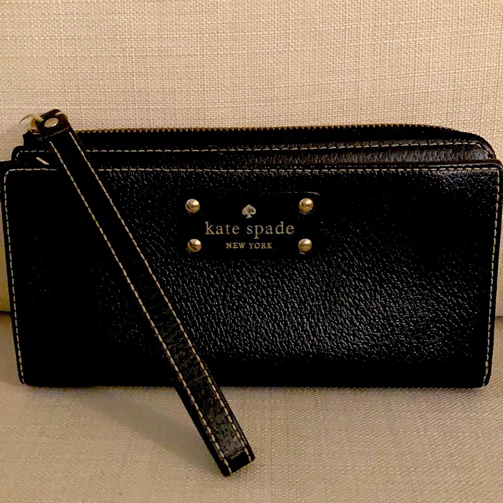 Authentic Kate Spade leather Wallet and wristlet